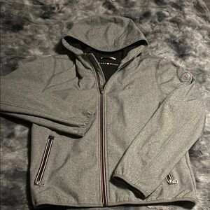 Tommy Hilfiger Gray Hooded Jacket